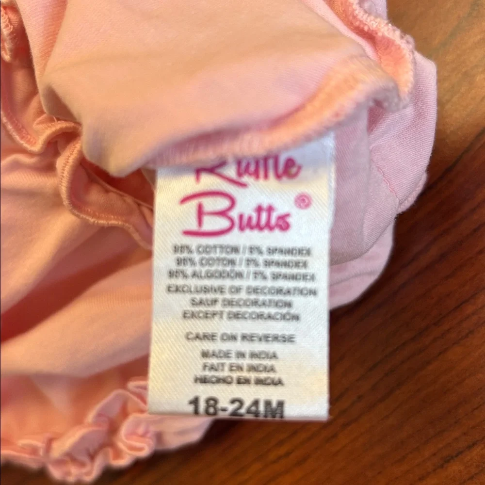 NWOT Ruffle Butts Light Pink Ruffled bloomers